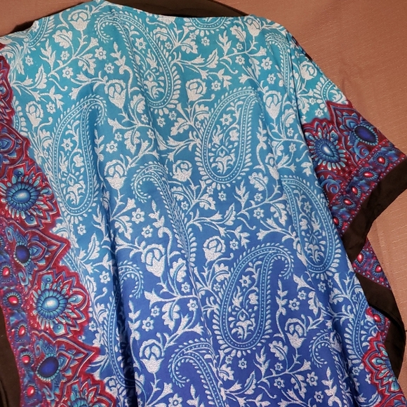 Miss Lavish London Dashiki Paisley Pattern Dress - Picture 4 of 5